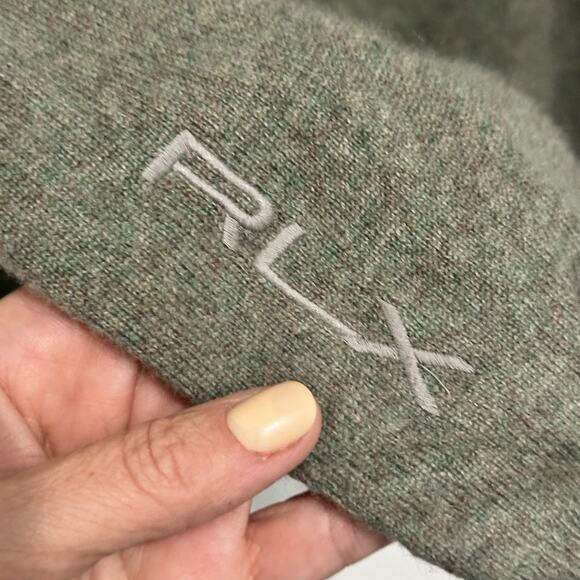 RLX Ralphh Lauren Mens Sweatshirt XL Drawstring Sweater Hoodie Washable Cashmere - Picture 6 of 13